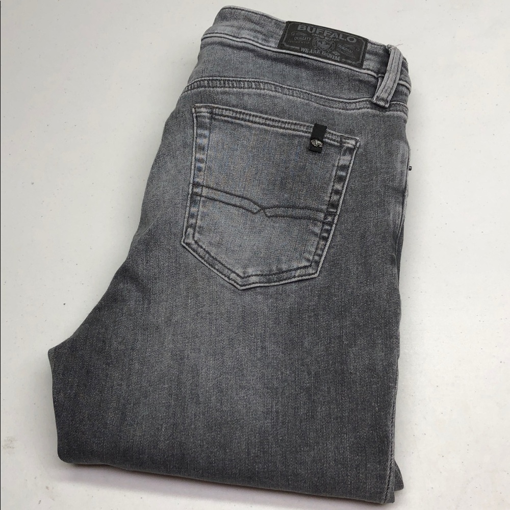 DAVID BITTON ALEXA GRAYWASH MID-RISE SKINNY JEANS 29x28 ⭐️